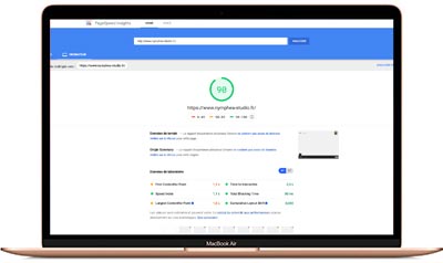 vue écran de google insight